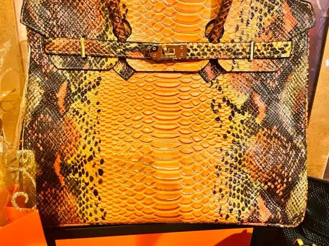 Lux Crocodile Design Bags