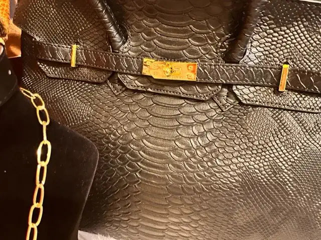 Lux Crocodile Design Bags